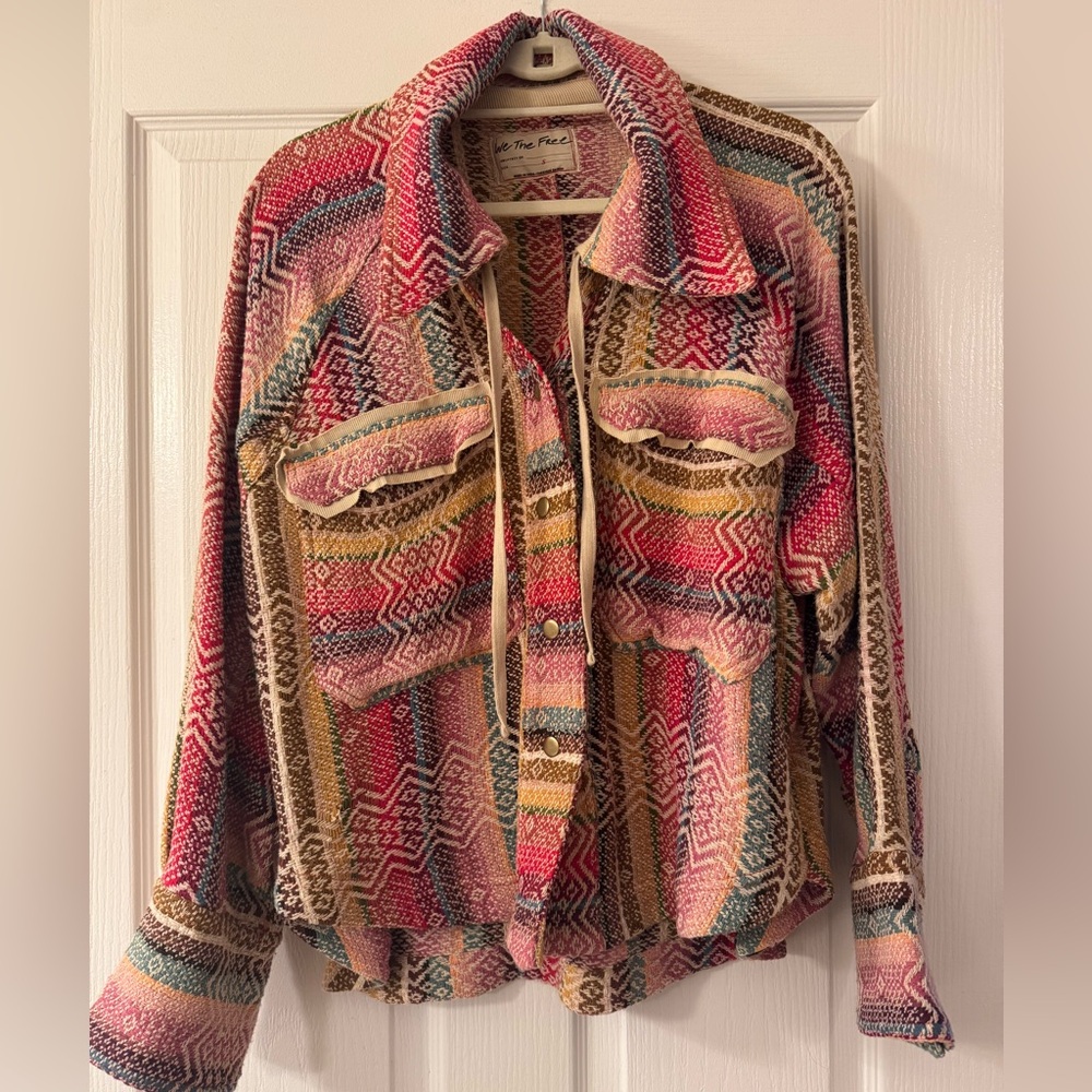 Free People Rainbow Rays Jacket